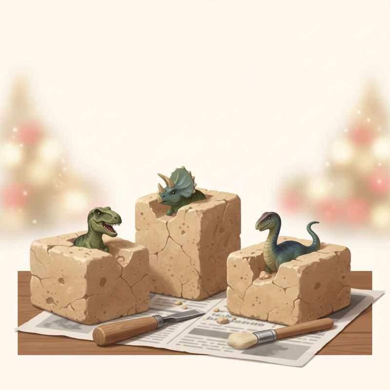 Illustration of Dino Dig Excavation Kit
