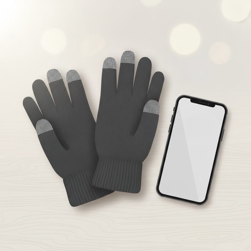 Illustration of Touchscreen Winter Gloves