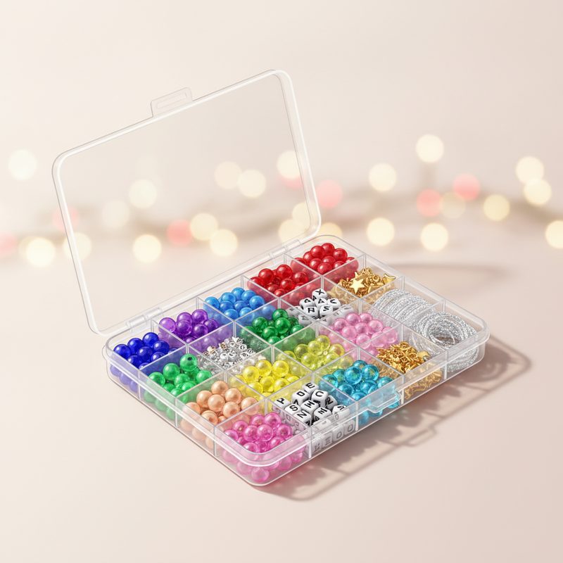 Illustration of Bracelet Making Kit