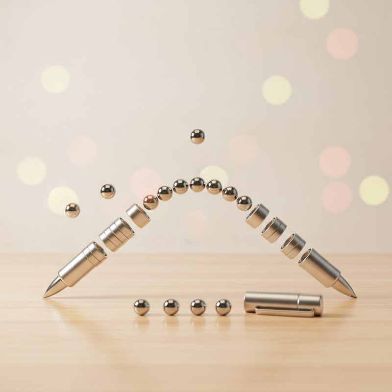 Illustration of Magnetic Fidget Pen