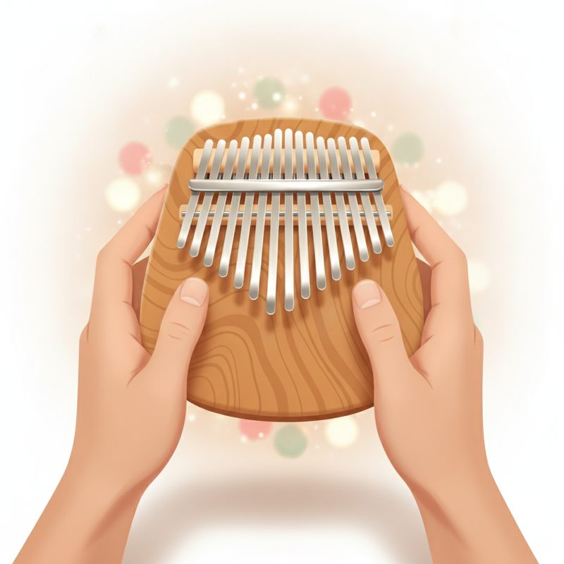 Illustration of Kalimba Thumb Piano