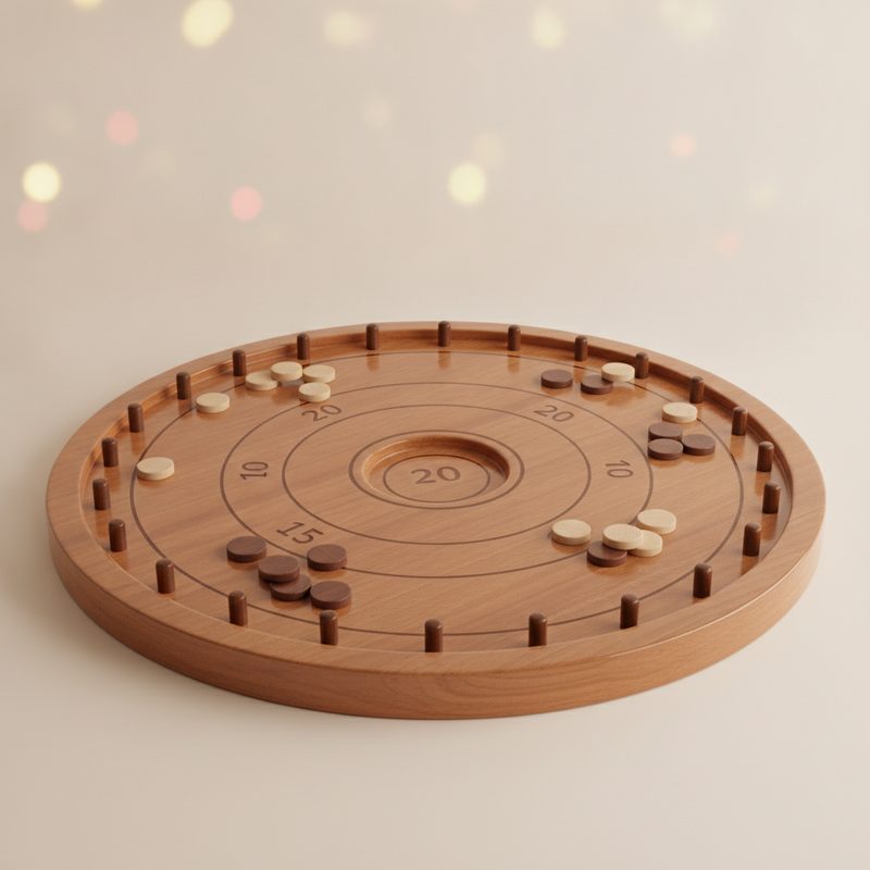 Illustration of Crokinole Board