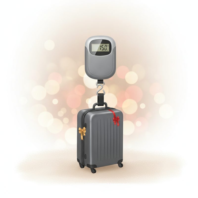 Illustration of Digital Luggage Scale