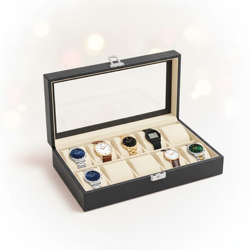 Illustration of Watch Box Organizer (6 Slot)