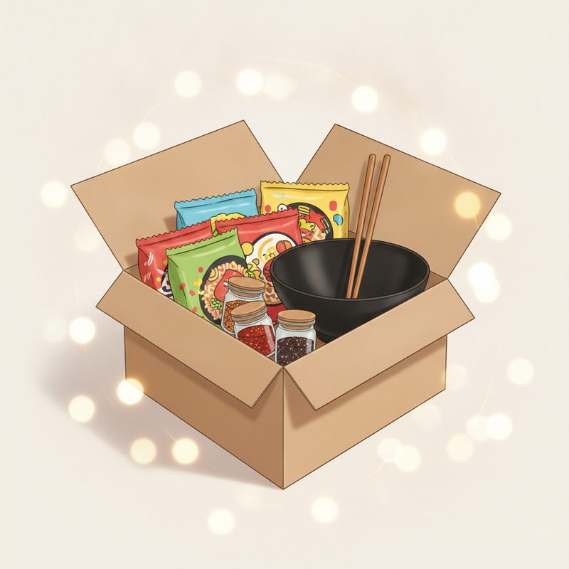 Illustration of Ramen Lover's Gift Box