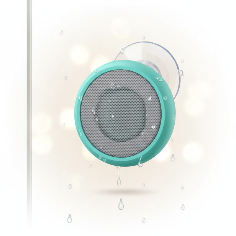 Illustration of Waterproof Shower Speaker