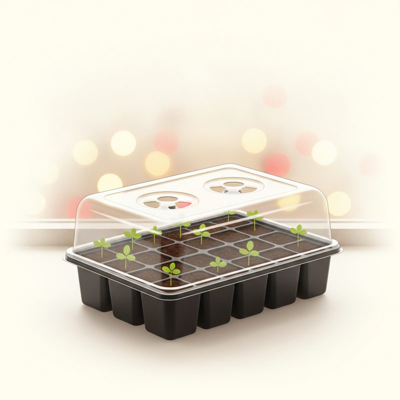 Illustration of Seed Starter Greenhouse Kit