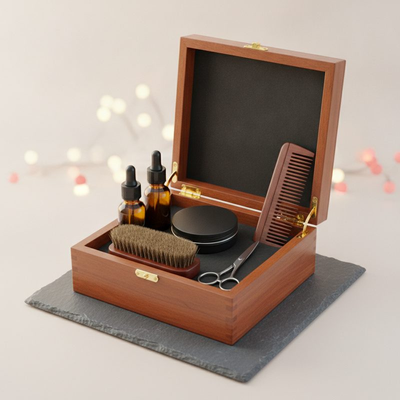 Illustration of Complete Beard Grooming Kit