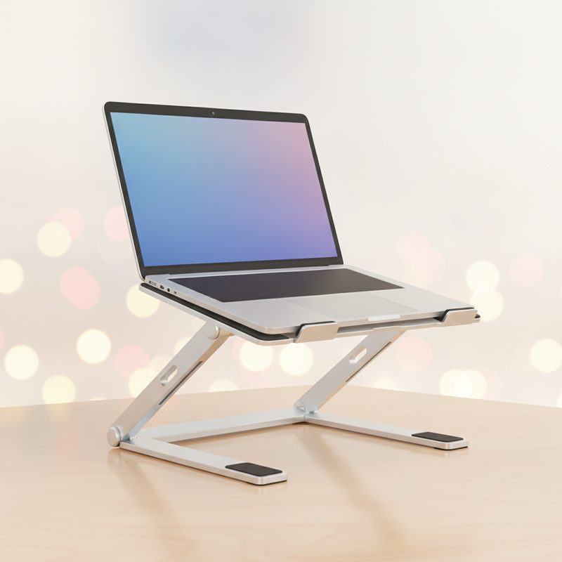 Illustration of Foldable Laptop Stand