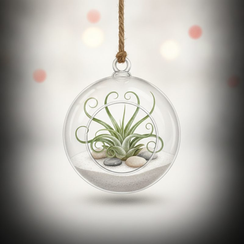 Illustration of Air Plant Terrarium