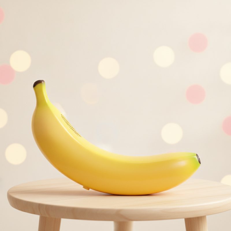 Illustration of Banana Phone Bluetooth Handset