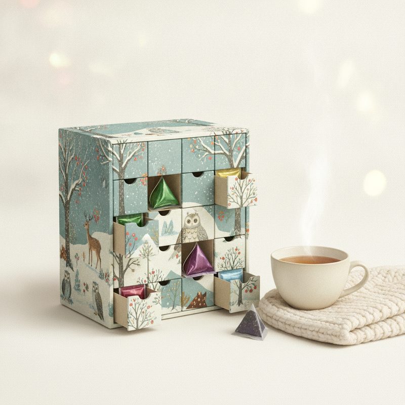 Illustration of Tea Advent Calendar (24 Days)