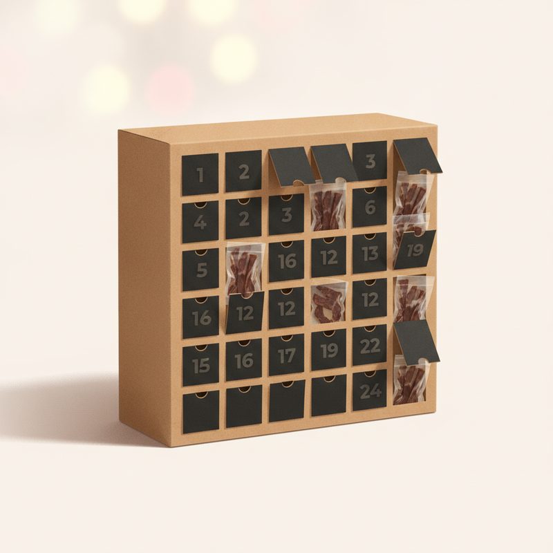 Illustration of Beef Jerky Advent Calendar