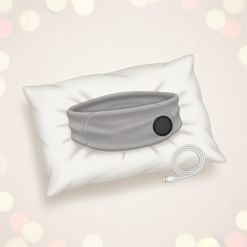 Illustration of Sleep Headphones Headband