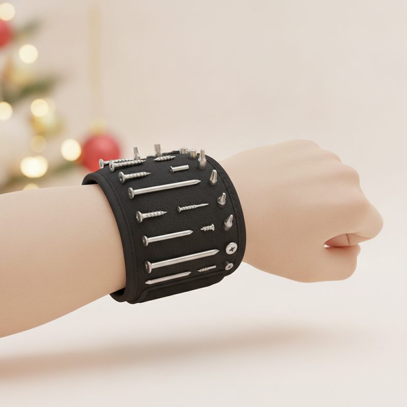 Illustration of Magnetic Tool Wristband