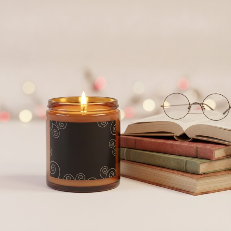 Illustration of Book Lover's Scented Candle