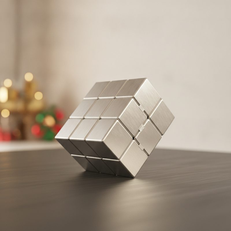 Illustration of Aluminum Infinity Cube