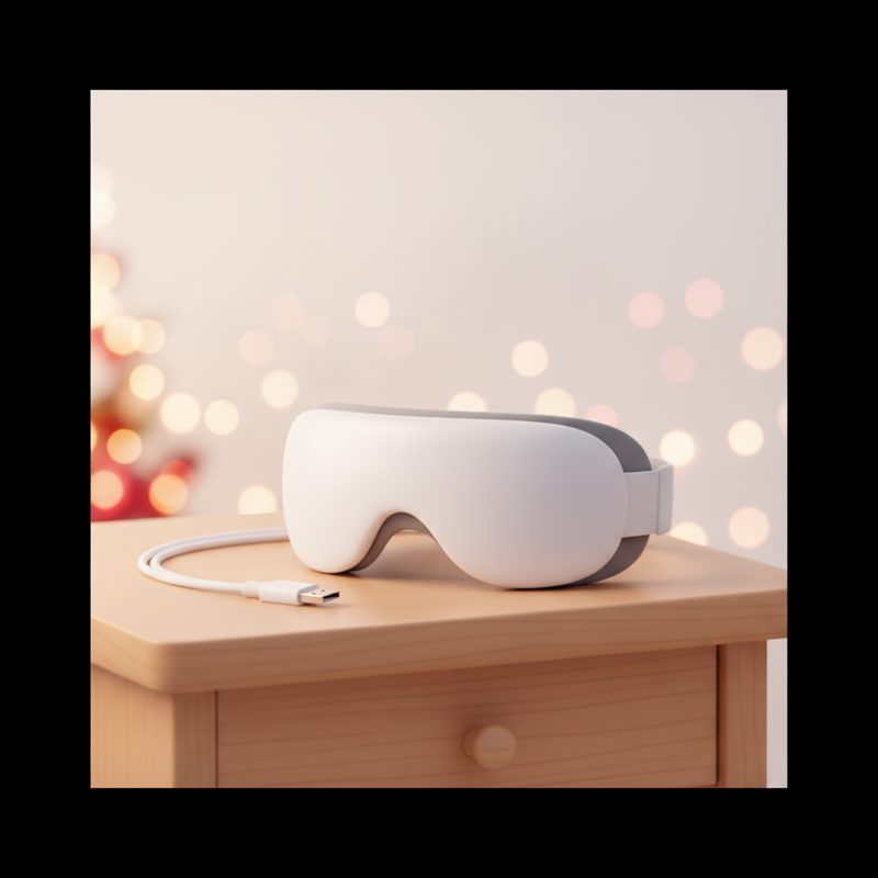 Illustration of Heated Eye Massager