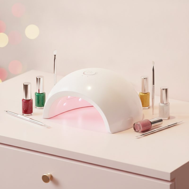 Illustration of Gel Nail Lamp Kit