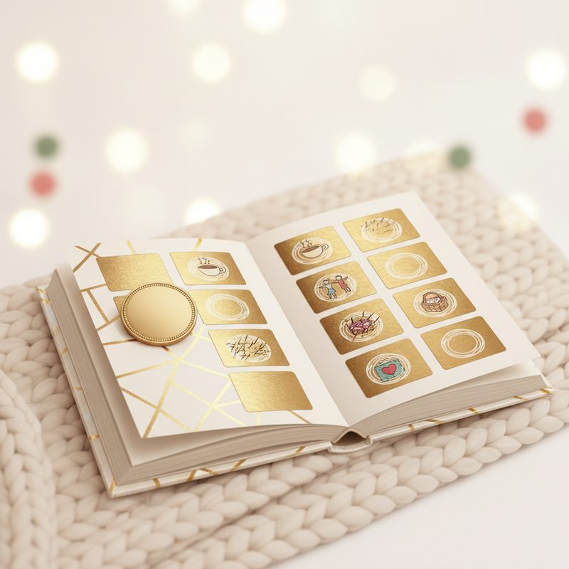 Illustration of Scratch-Off Date Night Book