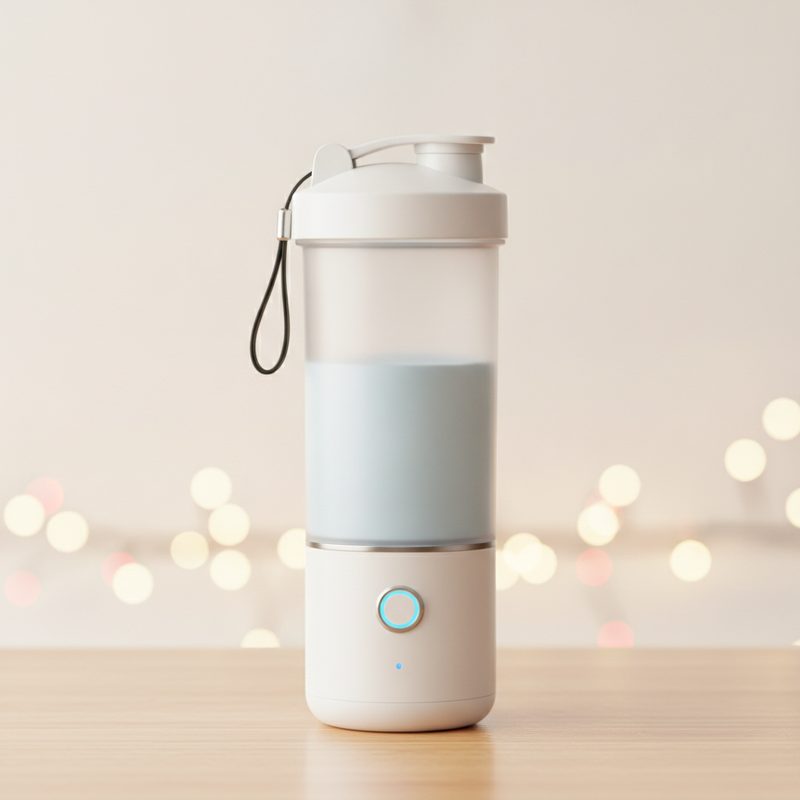 Illustration of Electric Shaker Bottle