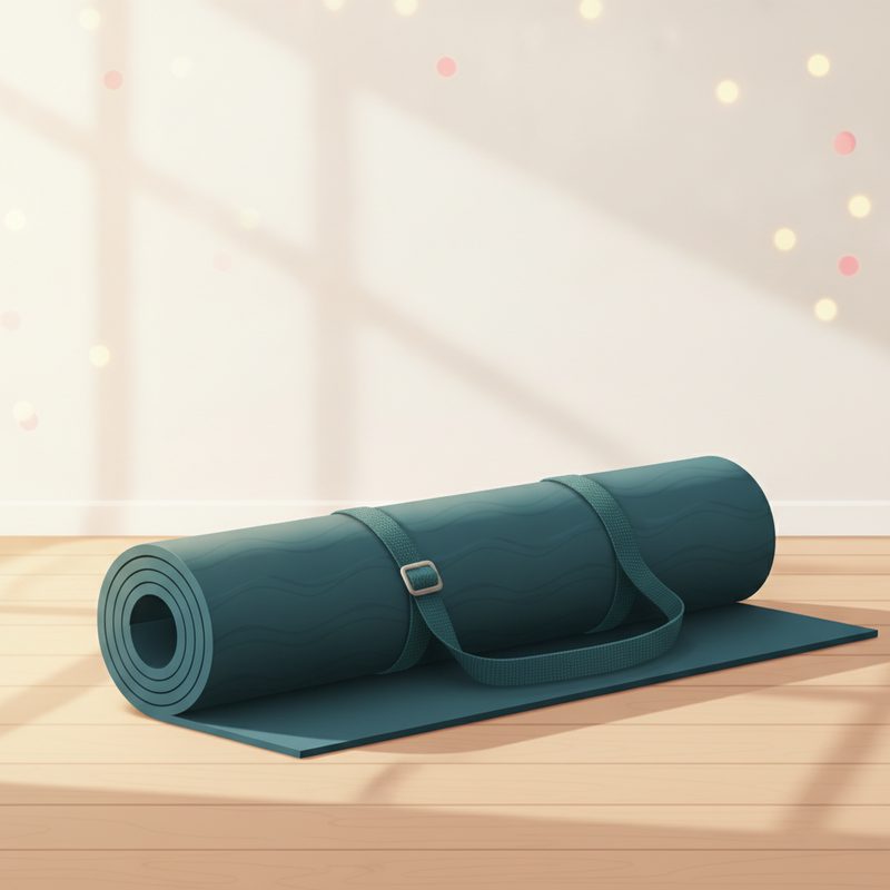 Illustration of Premium Yoga Mat
