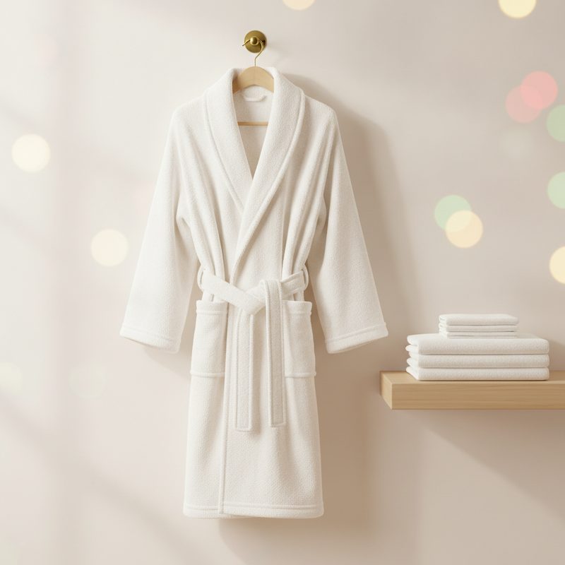 Illustration of Plush Spa Robe