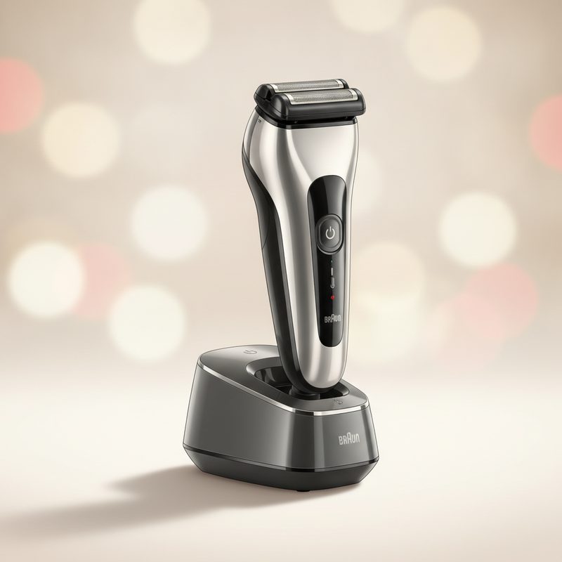Illustration of Braun Series 8 Electric Shaver