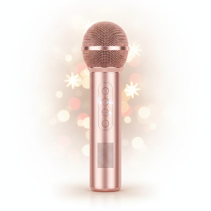 Illustration of Wireless Karaoke Microphone