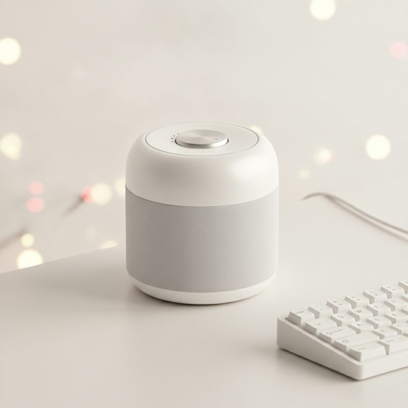 Illustration of Compact White Noise Machine