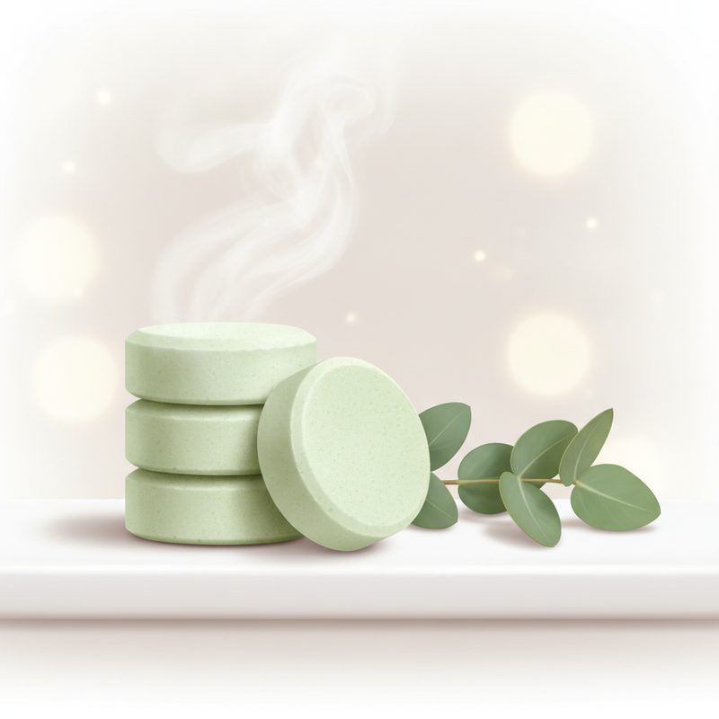 Illustration of Shower Steamers (Eucalyptus Set)