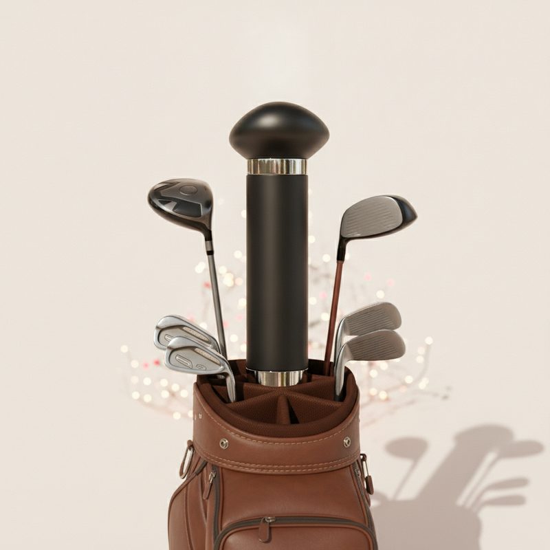 Illustration of Golf Club Drink Caddy