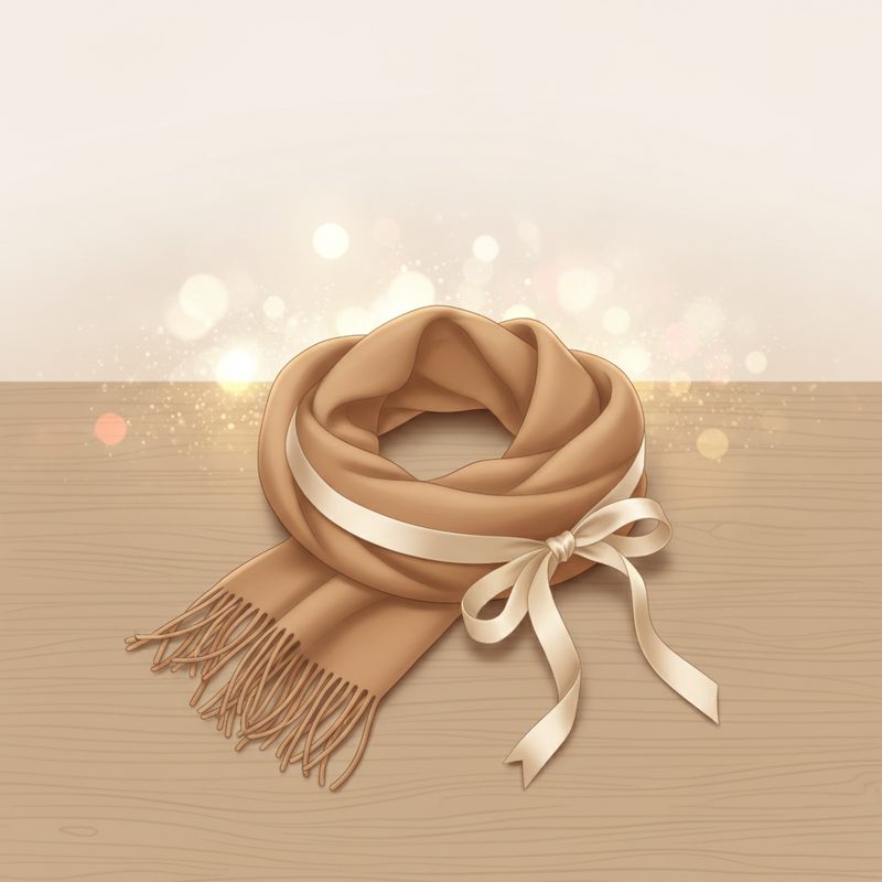 Illustration of Cashmere Scarf