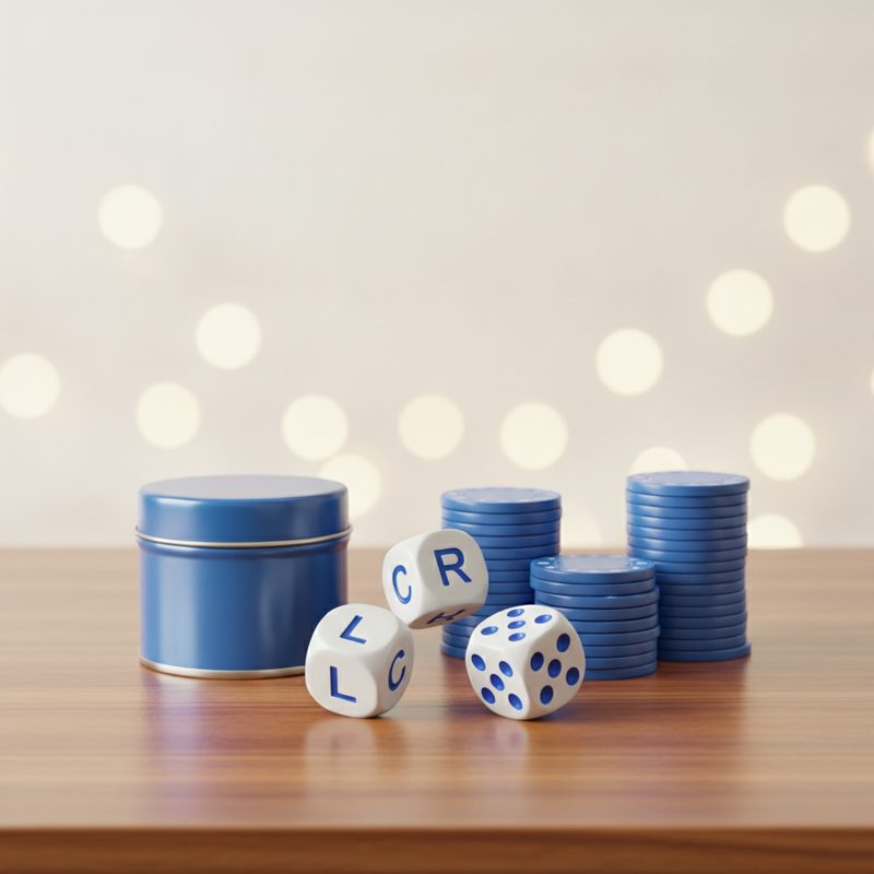Illustration of Left Center Right Dice Game