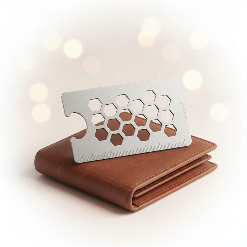 Illustration of Wallet Multitool Card