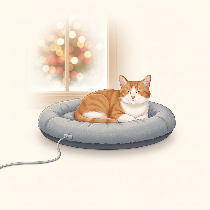 Illustration of Heated Pet Bed