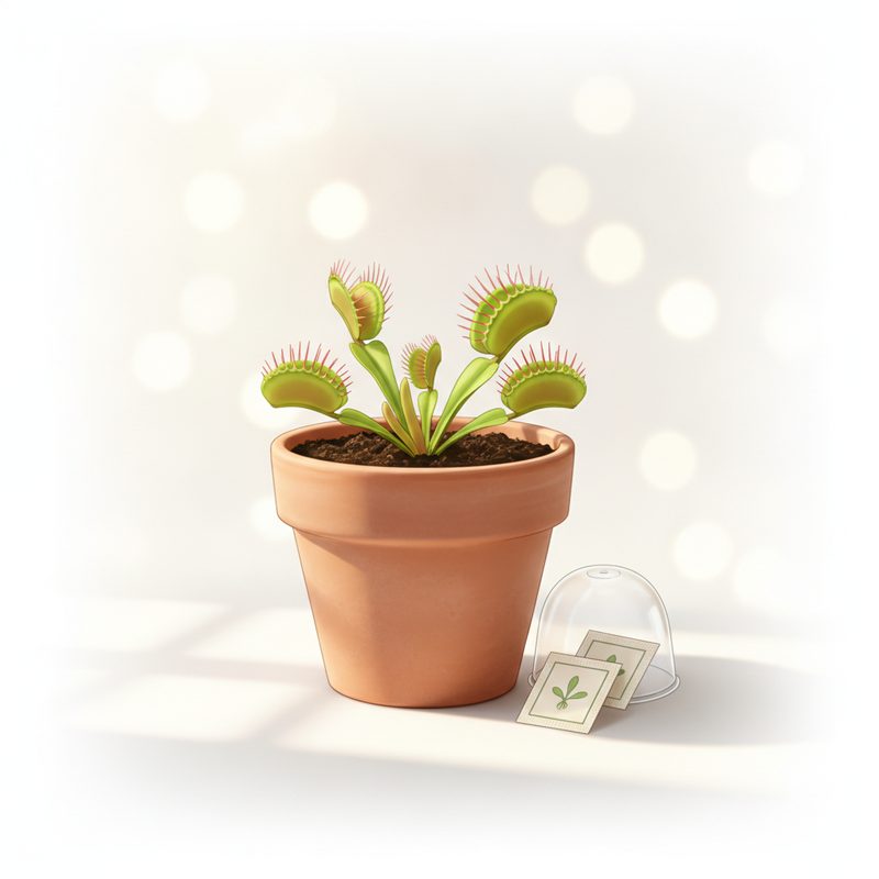 Illustration of Venus Flytrap Grow Kit