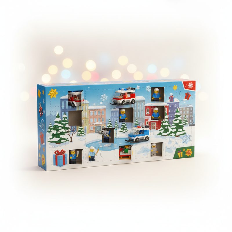 Illustration of LEGO City Advent Calendar
