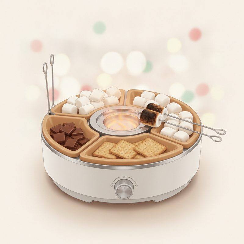 Illustration of Smokeless Indoor S'mores Maker
