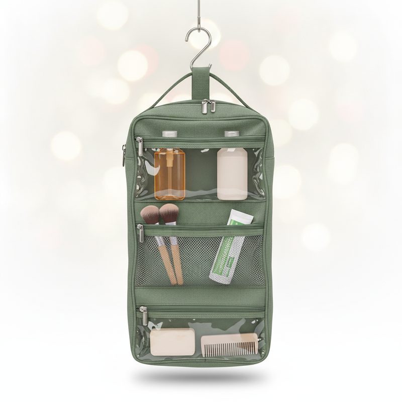 Illustration of Hanging Toiletry Bag