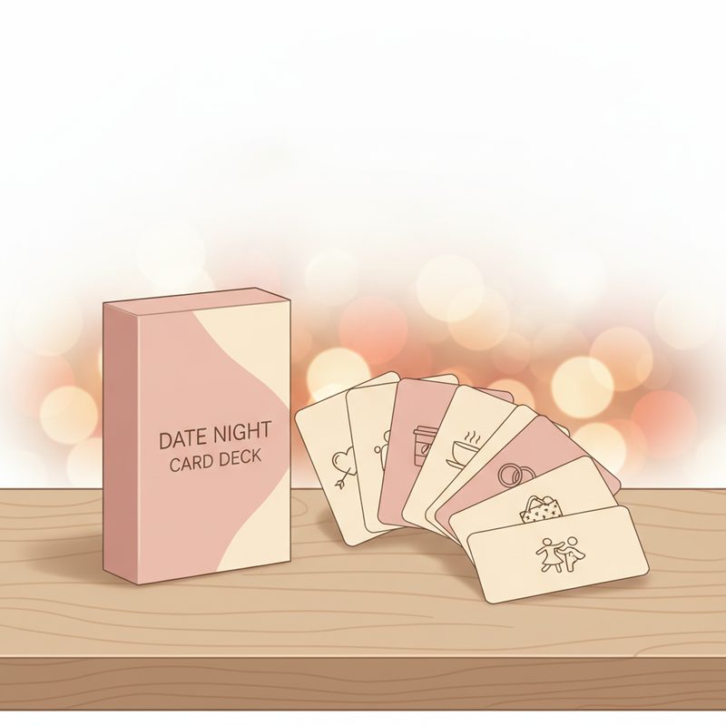 Illustration of Date Night Card Deck