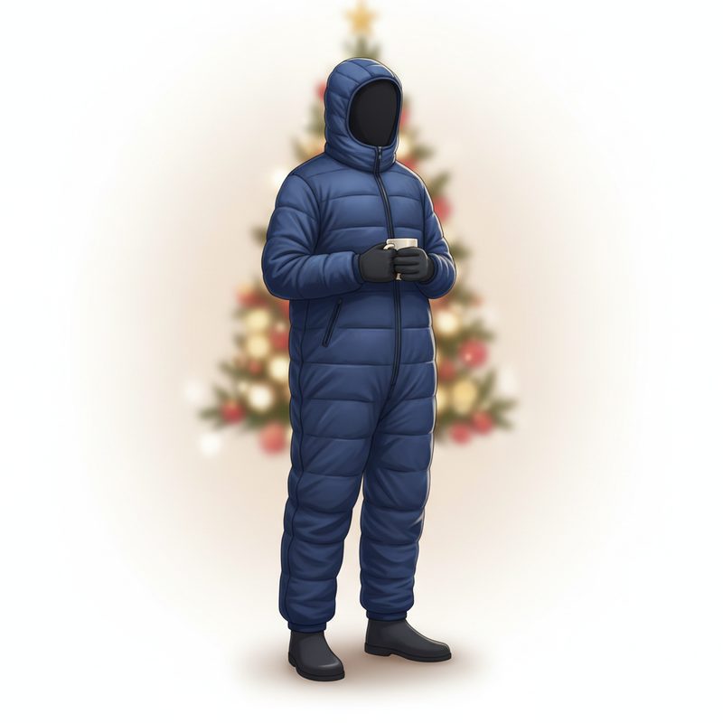 Illustration of Wearable Sleeping Bag Suit