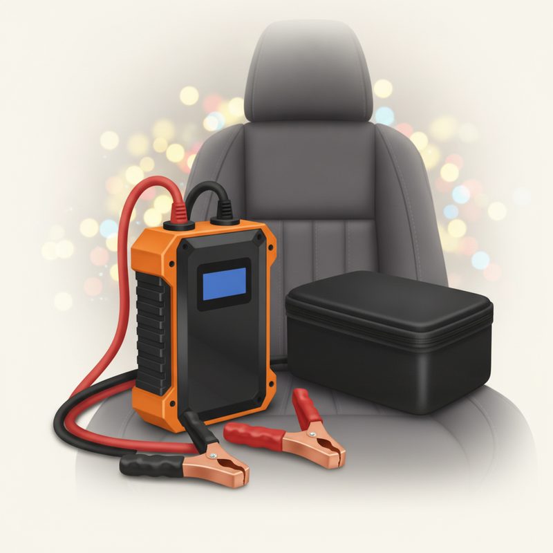 Illustration of Car Jump Starter Power Bank