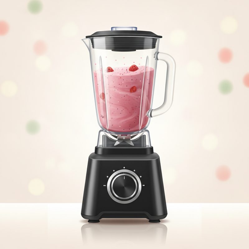 Illustration of High-Speed Blender