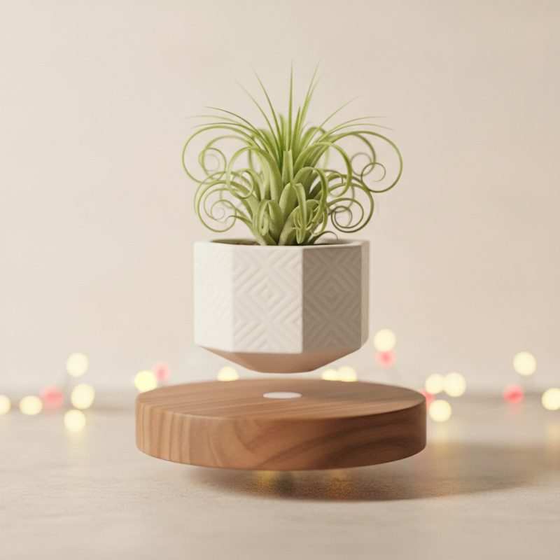 Illustration of Levitating Plant Pot (magnetic)
