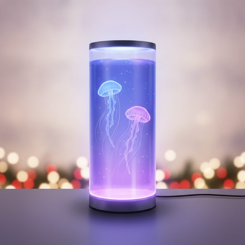 Illustration of Jellyfish Tank Mood Lamp