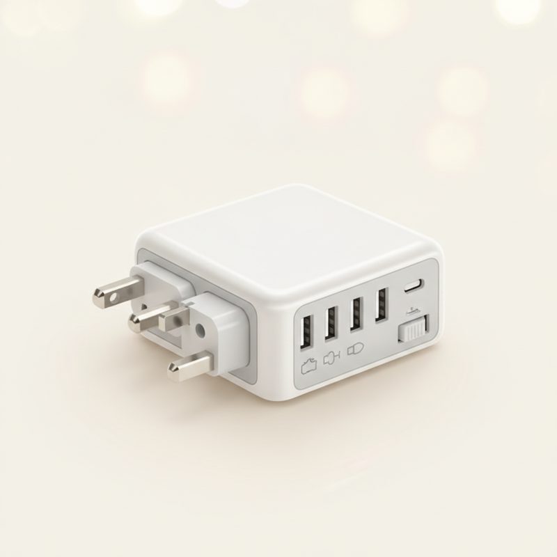 Illustration of Universal Travel Adapter