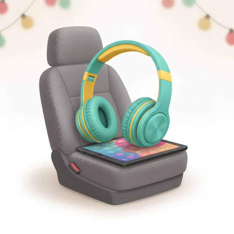 Illustration of Kids Volume-Limited Headphones