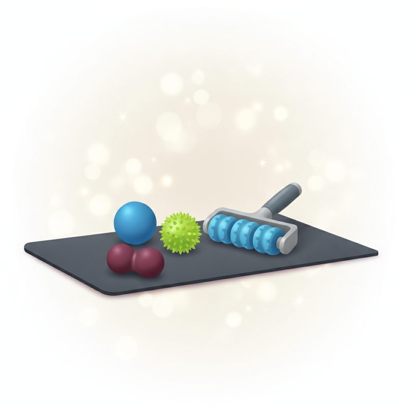 Illustration of Massage Ball Roller Set