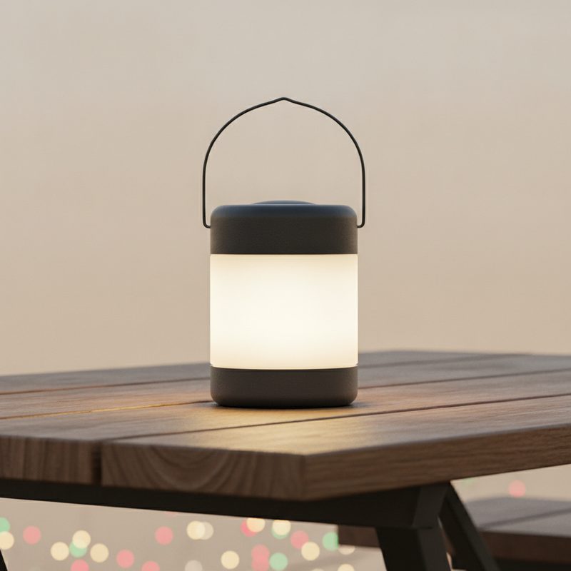 Illustration of Rechargeable Camping Lantern